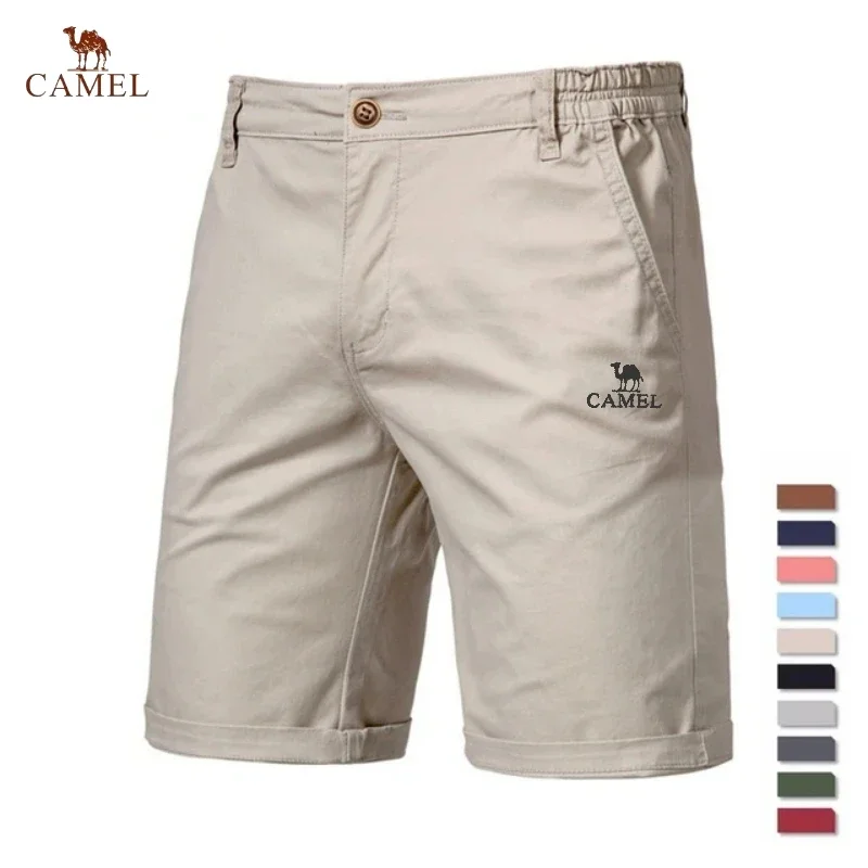 Summer New Embroidered CAMEL 100% Cotton Casual Shorts for Men's Trendy Fashion Business Social Elastic Waist Beach Shorts
Summer New Embroidered CAMEL 100% Cotton Casual Shorts for Men's Trendy Fashion Business Social Elastic Waist Beach Shorts