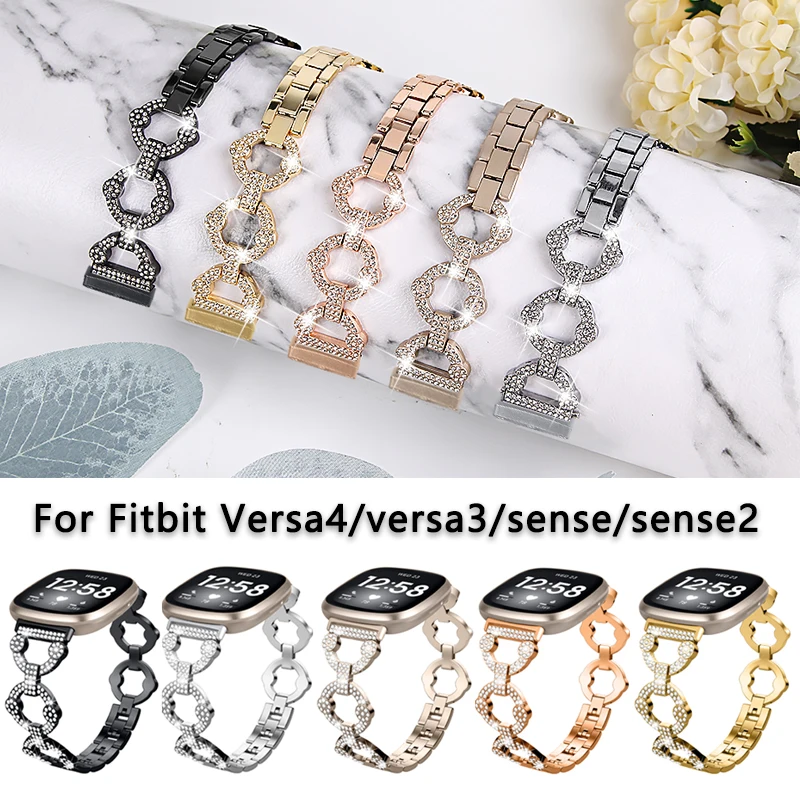 Stainless Steel band for fitbit sense sense 2 Watchband O-Shape metal strap for fitbit versa 3 versa 4 Smart Watch Accessories
Stainless Steel band for fitbit sense sense 2 Watchband O-Shape metal strap for fitbit versa 3 versa 4 Smart Watch Accessories