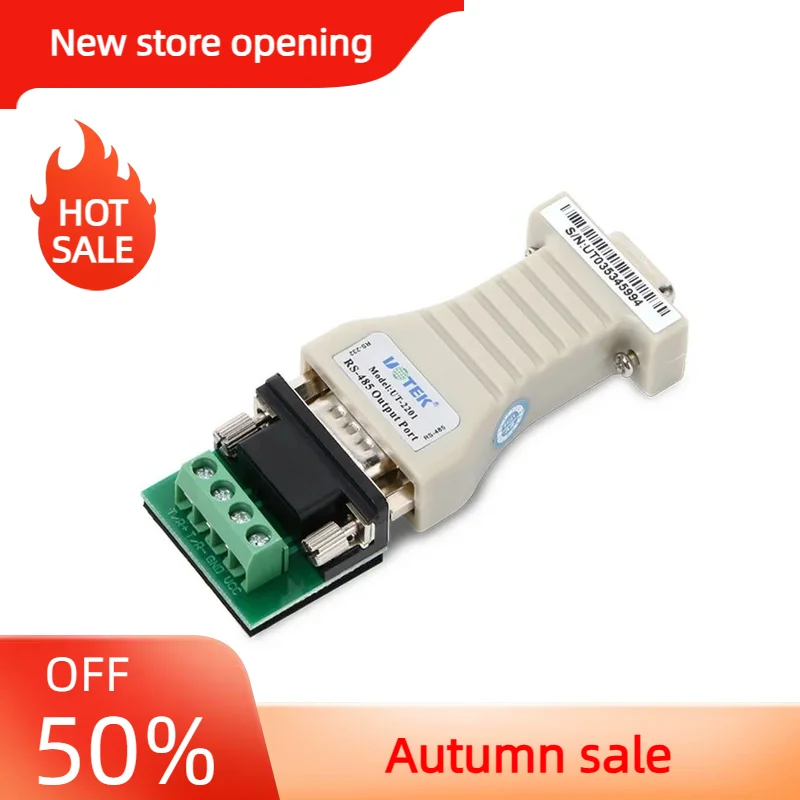 

Hot Selling 1Pce UT-2201 RS485 to RS232 to RS485 Passive Interface Converter Adapter Data Communication