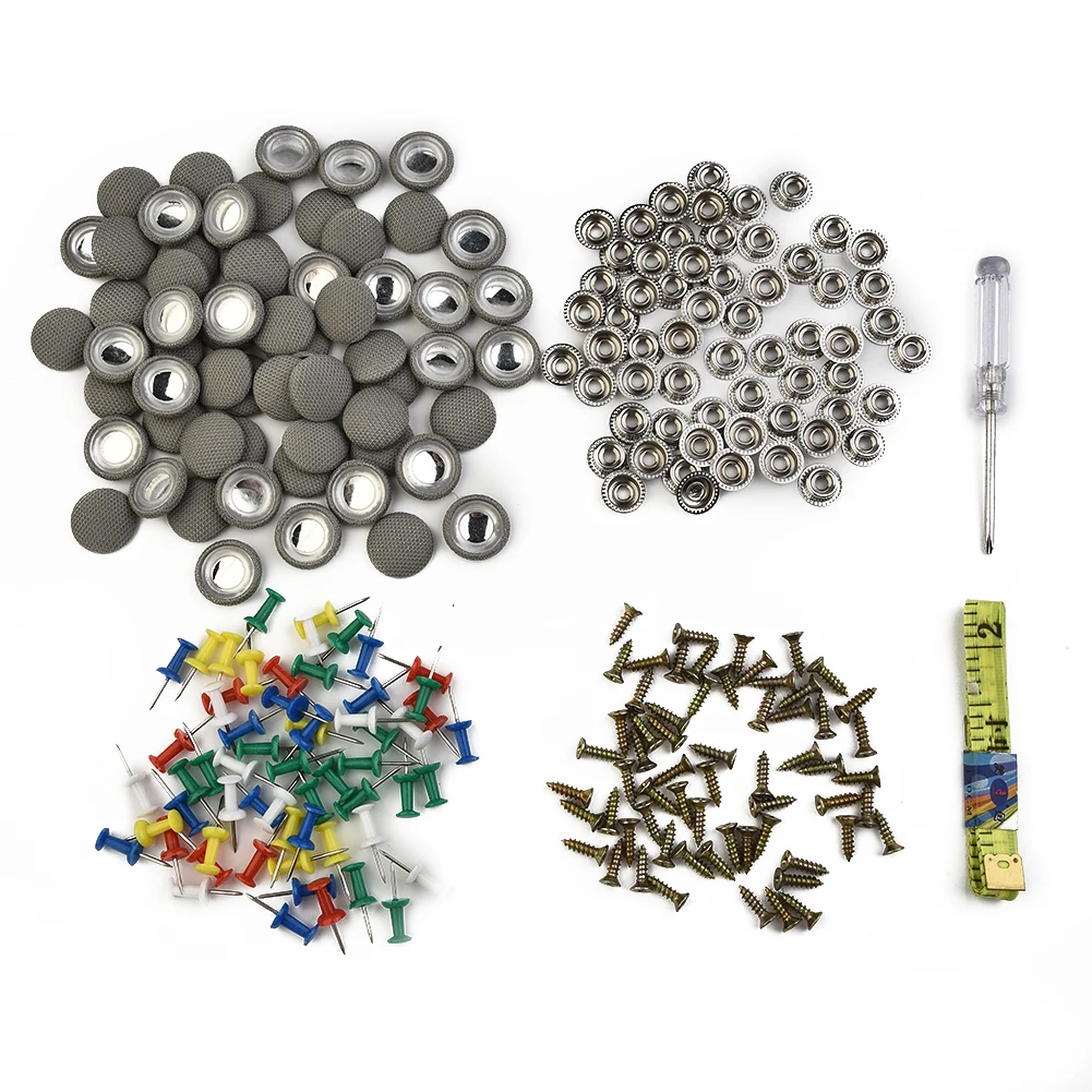 60PCS Car Roof Buckles Cloth Car Roof Snap Rivets Car Roof Fixing Buckle With Screws Car Interior TrimAccessories
60PCS Car Roof Buckles Cloth Car Roof Snap Rivets Car Roof Fixing Buckle With Screws Car Interior TrimAccessories