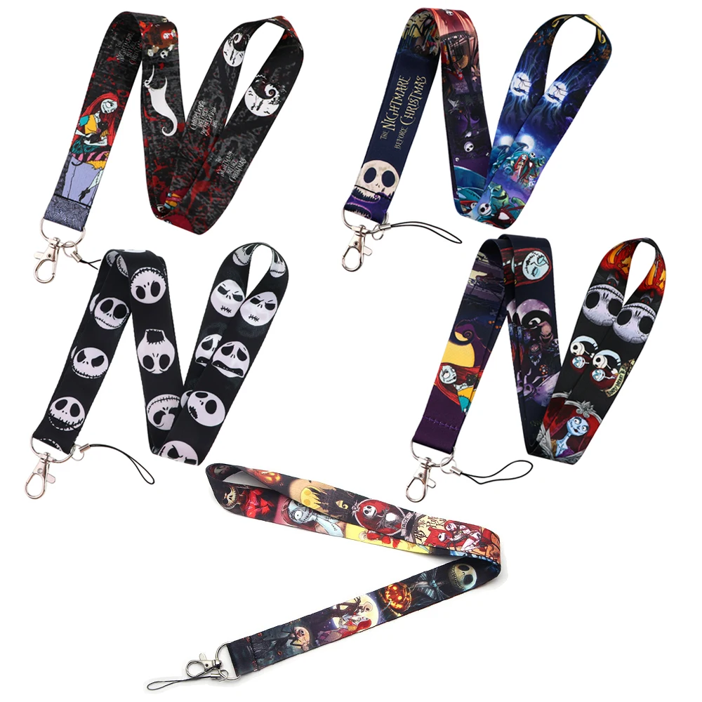 Jack Skellington Keychain Lanyard Nightmare Before Christmas Phone Strap for Keys ID Badge Holder Neck Lariat Halloween Jewelry
Jack Skellington Keychain Lanyard Nightmare Before Christmas Phone Strap for Keys ID Badge Holder Neck Lariat Halloween Jewelry