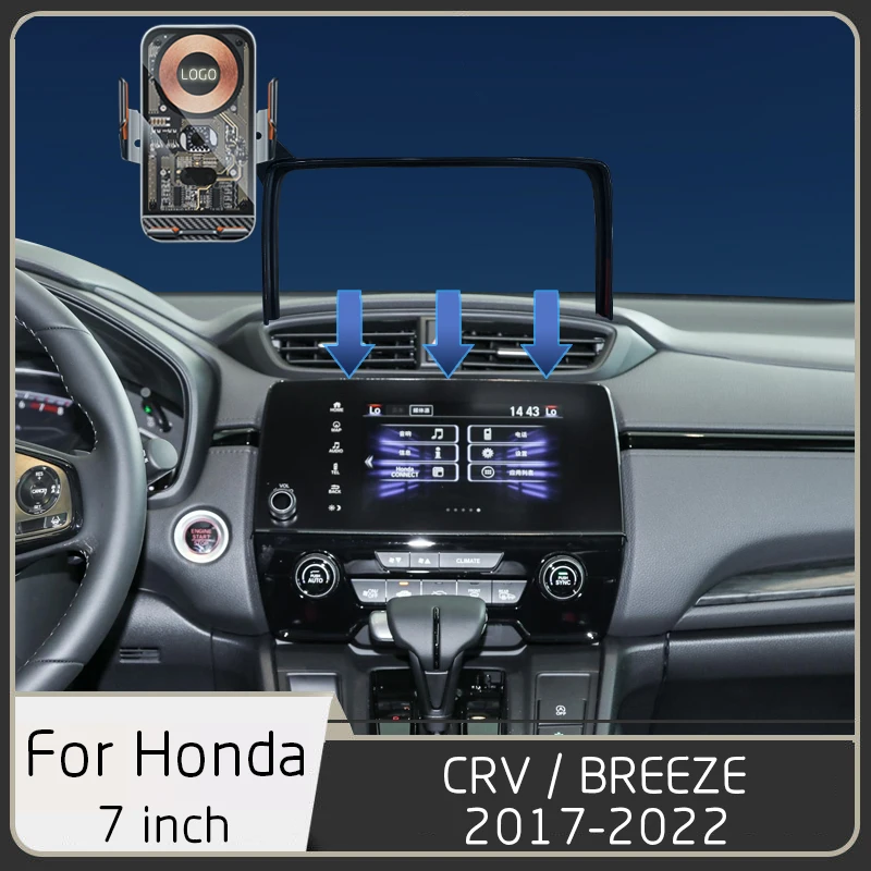 Для Honda CRV BREEZE 2017-2022, аксессуары для автомобиля, центральный экран управления, 7 дюймов, телефон с беспроводным зарядным устройством
Для Honda CRV BREEZE 2017-2022, аксессуары для автомобиля, центральный экран управления, 7 дюймов, телефон с беспроводным зарядным устройством