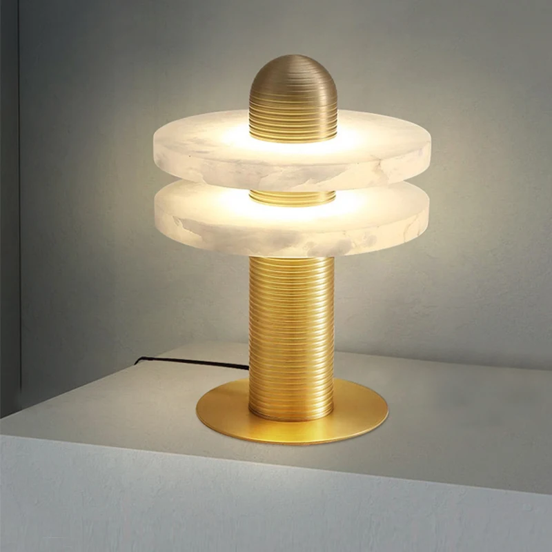 Nordic Simple Desk Light Bebroom Bedside Study Living Room Home Deco Modern Gold Brass Marble Table Lamp
Nordic Simple Desk Light Bebroom Bedside Study Living Room Home Deco Modern Gold Brass Marble Table Lamp