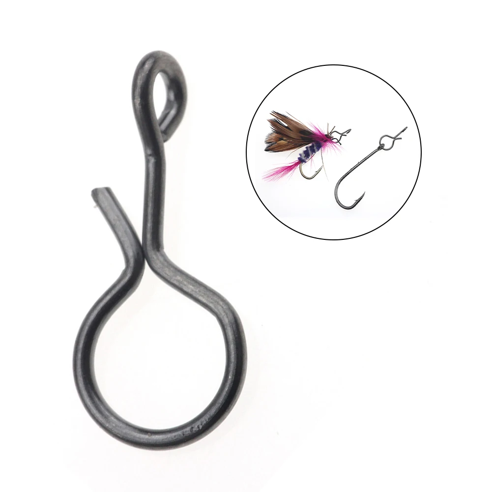Fly Fishing Snap Quick Change Attached Fly Hook 5/8/11mm Stainless Steel Fly Hook Snap Pesca Fishing Tackle Durable Fishing
Fly Fishing Snap Quick Change Attached Fly Hook 5/8/11mm Stainless Steel Fly Hook Snap Pesca Fishing Tackle Durable Fishing