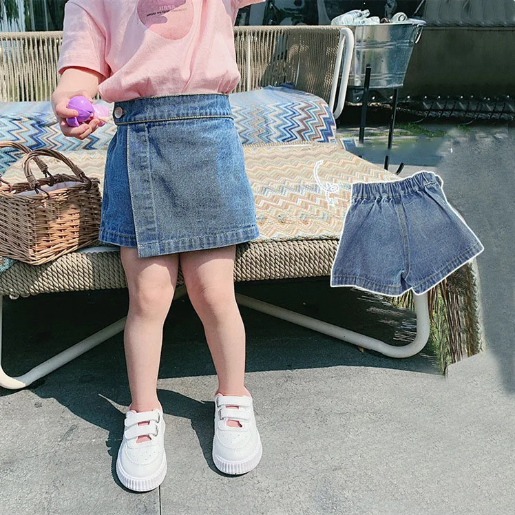 Children'S Denim Shorts 2023 Summer New Elastic Waist Head Girls Casual Fashion Short Skirt Children Clothing
Children'S Denim Shorts 2023 Summer New Elastic Waist Head Girls Casual Fashion Short Skirt Children Clothing