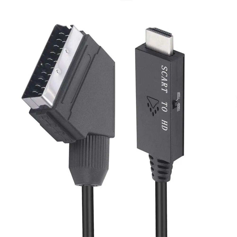 Адаптер для аудио и видео кабеля HD 1080P Scart в Hdmi-совместимый преобразователь Scart вход в Hdmi-совместимый выход
Адаптер для аудио и видео кабеля HD 1080P Scart в Hdmi-совместимый преобразователь Scart вход в Hdmi-совместимый выход