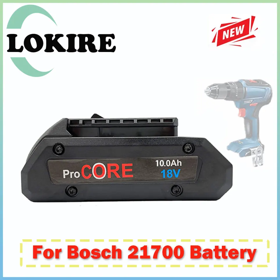For Bosch 18V 10.0AH ProCORE Replacement Battery for Bosch Professional System Cordless Tools BAT609 BAT618 GBA18V80 21700 Cell
For Bosch 18V 10.0AH ProCORE Replacement Battery for Bosch Professional System Cordless Tools BAT609 BAT618 GBA18V80 21700 Cell