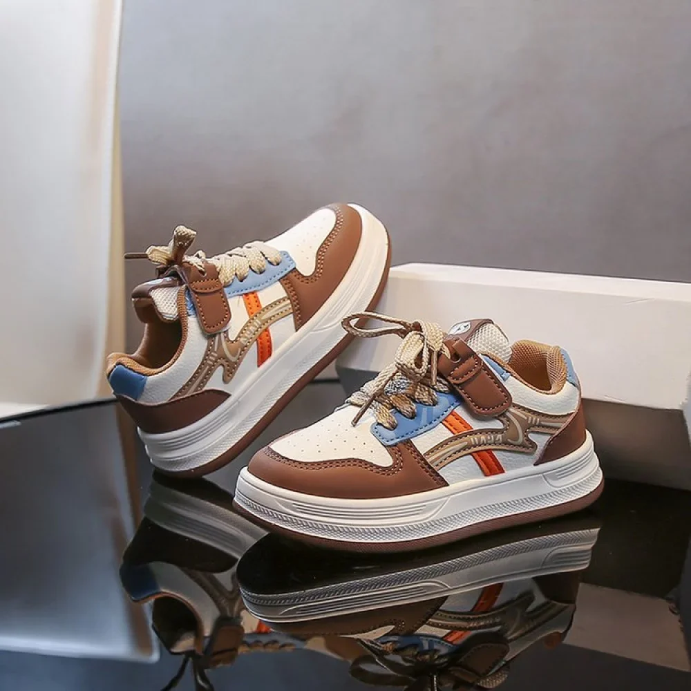 أحذية رياضية من جلد البولي يوريثان للأطفال، أحذية رياضية عصرية للمراهقين، أحذية رياضية مضادة للانزلاق ومقاومة للماء للأولاد والبنات أحذية رياضية من جلد البولي يوريثان للأطفال، أحذية رياضية عصرية للمراهقين، أحذية رياضية مضادة للانزلاق ومقاومة للماء للأولاد والبنات