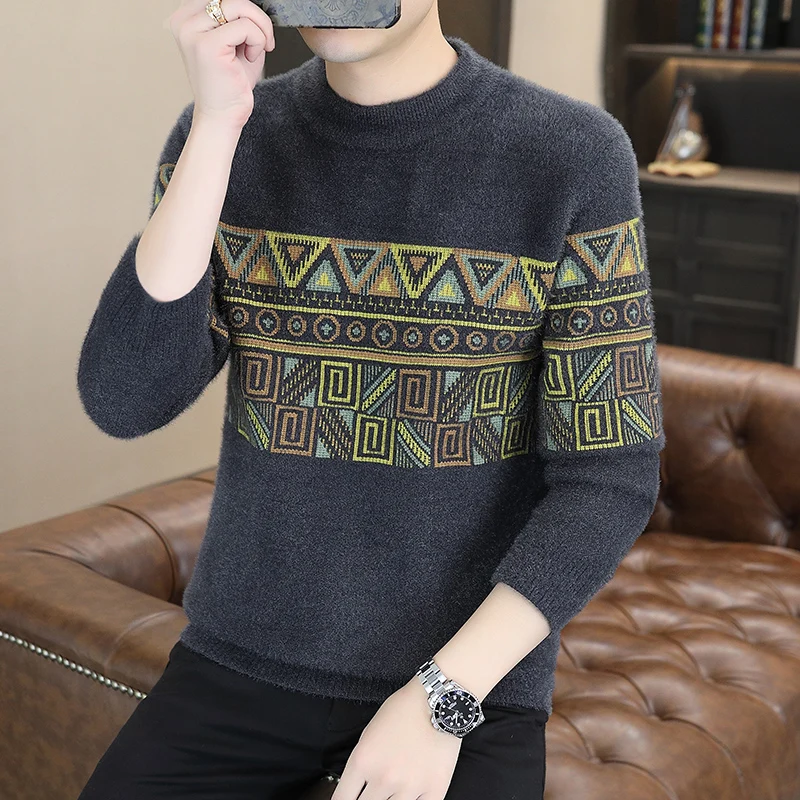 Zongke Striped Sweater Male Winter Men's Cold Clothes Round Collar Korean Luxury Clothing Knit Pullover Mens Sweaters 2023 New
Zongke Striped Sweater Male Winter Men's Cold Clothes Round Collar Korean Luxury Clothing Knit Pullover Mens Sweaters 2023 New