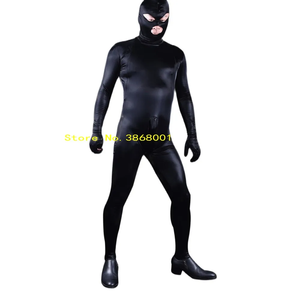 Bright leather PU men's full body jumpsuit Sexy role-playing male servant nightclub stage costumes catsuit
Bright leather PU men's full body jumpsuit Sexy role-playing male servant nightclub stage costumes catsuit