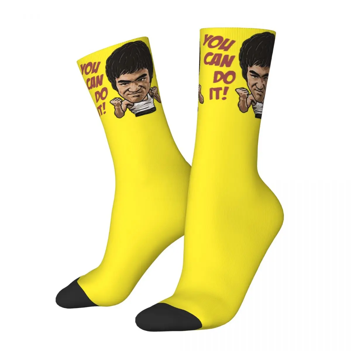 

The Dragon Master Bruce Lee Kung Fu Unisex Socks Outdoor 3D Print Happy Socks Street Style Crazy Sock