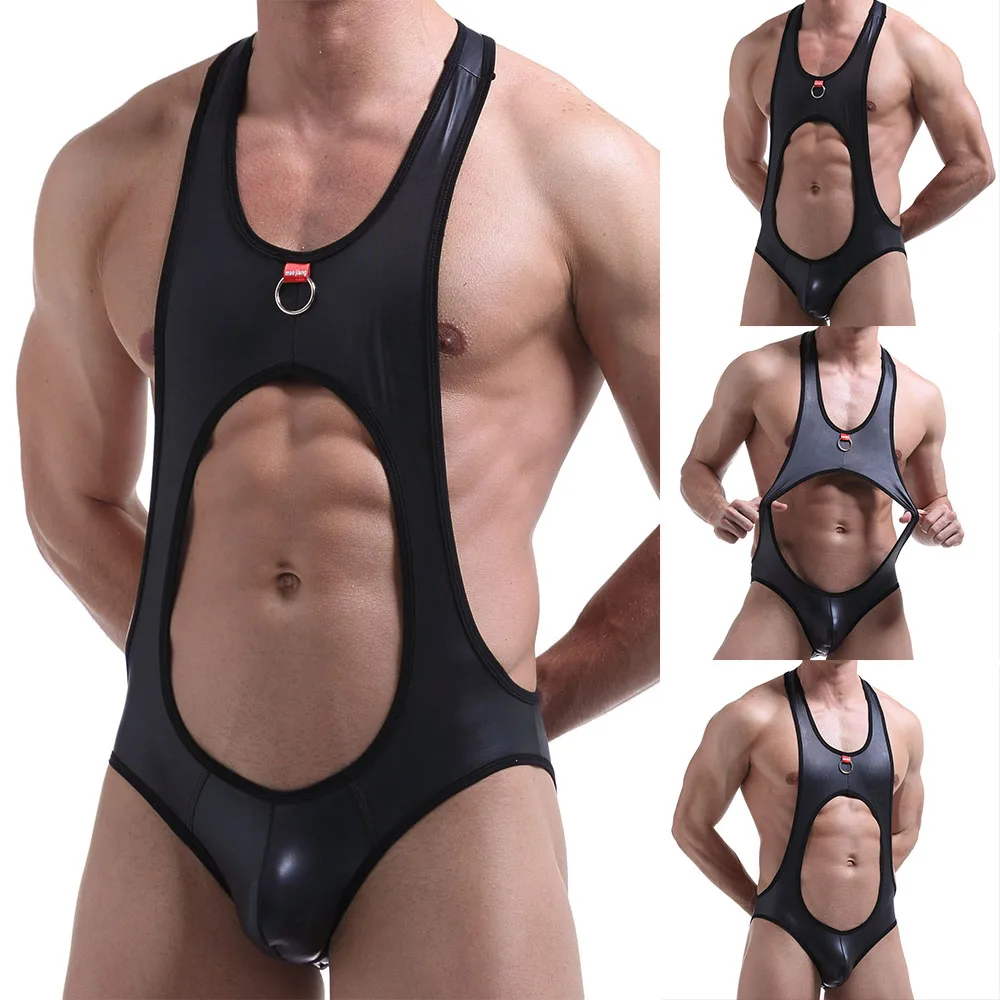 Mankini Bodysuit Men Open Butts Jockstrap Underwear Leotard Buttocks Hollow Wrestling Singlet Male Lingerie Elasticity Slips
Mankini Bodysuit Men Open Butts Jockstrap Underwear Leotard Buttocks Hollow Wrestling Singlet Male Lingerie Elasticity Slips