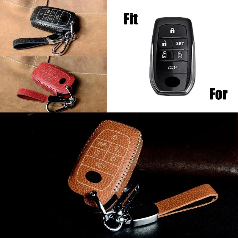 Чехол-держатель из натуральной кожи с 6 кнопками для Toyota Previa Trd Alphard 2015-2016
Чехол-держатель из натуральной кожи с 6 кнопками для Toyota Previa Trd Alphard 2015-2016