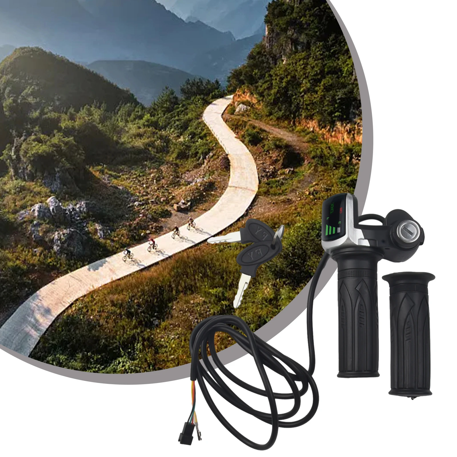 Высококачественный велосипед для велосипедного руля 1 шт. 36/48 В ABS + резиновый велосипед, черный электровелосипед, Электрический скутер
Высококачественный велосипед для велосипедного руля 1 шт. 36/48 В ABS + резиновый велосипед, черный электровелосипед, Электрический скутер