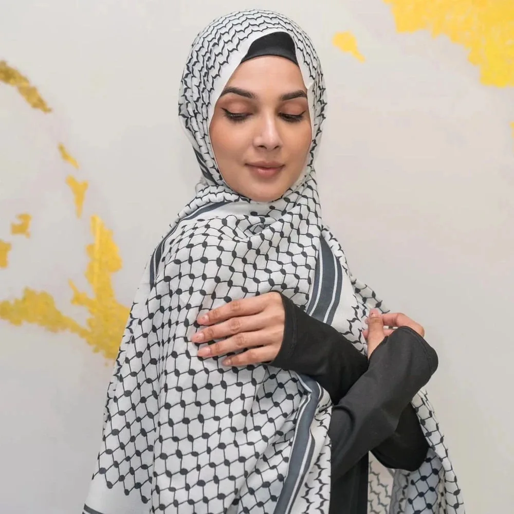 Women Fashion Kuffiyeh Hijab Printing Chiffon Scarf Islamic Muslim Scarves Shawl Echarpe Breathable Foulard Dubai Hijabs
Women Fashion Kuffiyeh Hijab Printing Chiffon Scarf Islamic Muslim Scarves Shawl Echarpe Breathable Foulard Dubai Hijabs