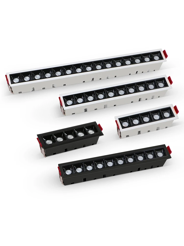 Bar Rectangle Recessed Led Ceiling Grille Light 10W 20W 30W AC110V 220V Led Linear Light OSRAM Chip Spot Lamp Down light
Bar Rectangle Recessed Led Ceiling Grille Light 10W 20W 30W AC110V 220V Led Linear Light OSRAM Chip Spot Lamp Down light