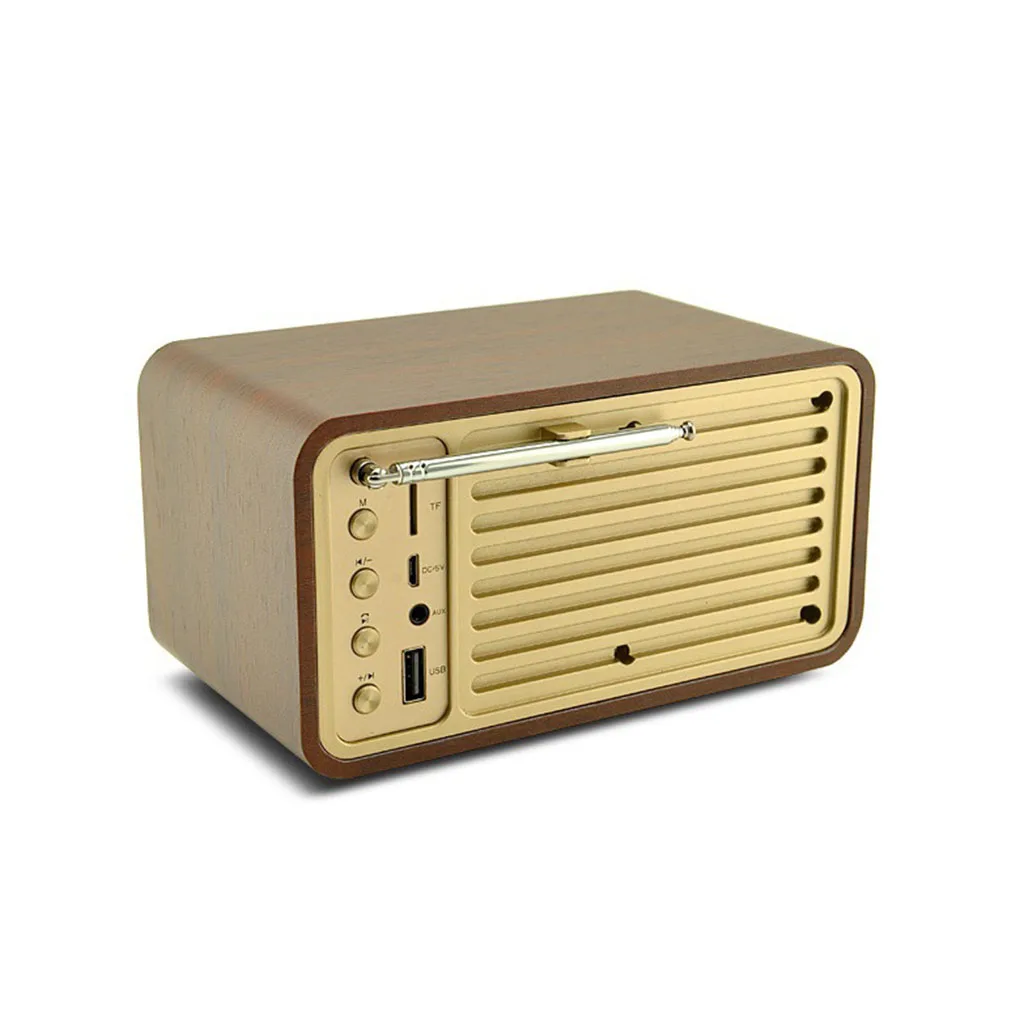 

Bluetooth-Колонка деревянная совместимая с 5 0 динамиками, портативная батарея, USB-зарядка, карта памяти, 1800 мАч, музыкальный плеер, звуковая коробка