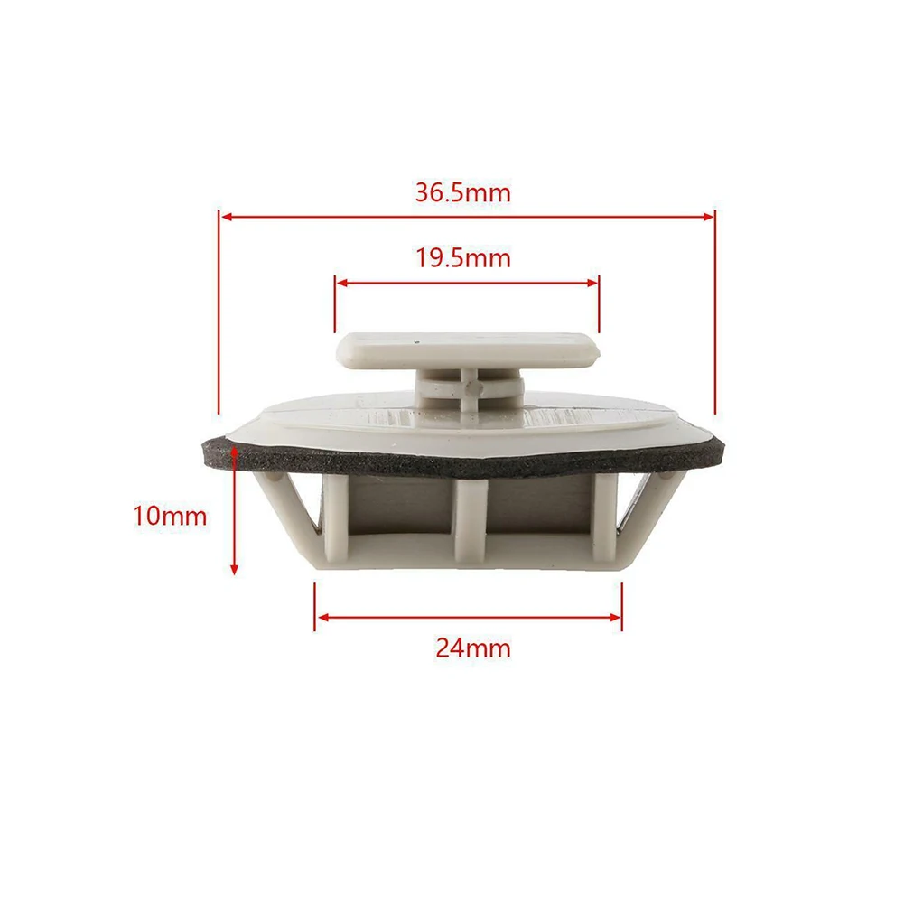 Set Molding Retainer Clips Set Stem Length: 10mm Side Skirt Rocker 14mm X 20mm ABS Plastic Fits Hole Size: 26mm
Set Molding Retainer Clips Set Stem Length: 10mm Side Skirt Rocker 14mm X 20mm ABS Plastic Fits Hole Size: 26mm