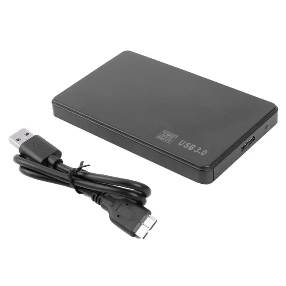 

2.5 Inch External Hard Drive Case Enclosure USB 3.0 5Gbps Hard-drives Disk Box Tool-Free Portable For SATA HDD SSD PC Laptop