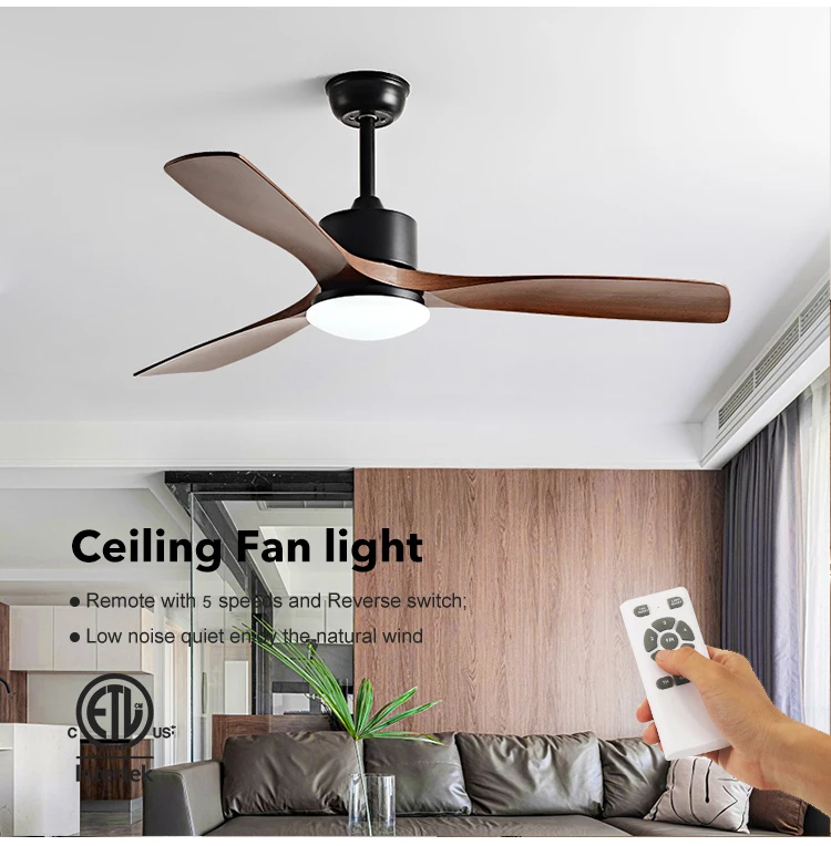 42inch Black Walnut Grain 3 ABS Blade Pure Copper DC 35W Motor Ceiling Fan With 24W LED Light Support Remote Control
42inch Black Walnut Grain 3 ABS Blade Pure Copper DC 35W Motor Ceiling Fan With 24W LED Light Support Remote Control
