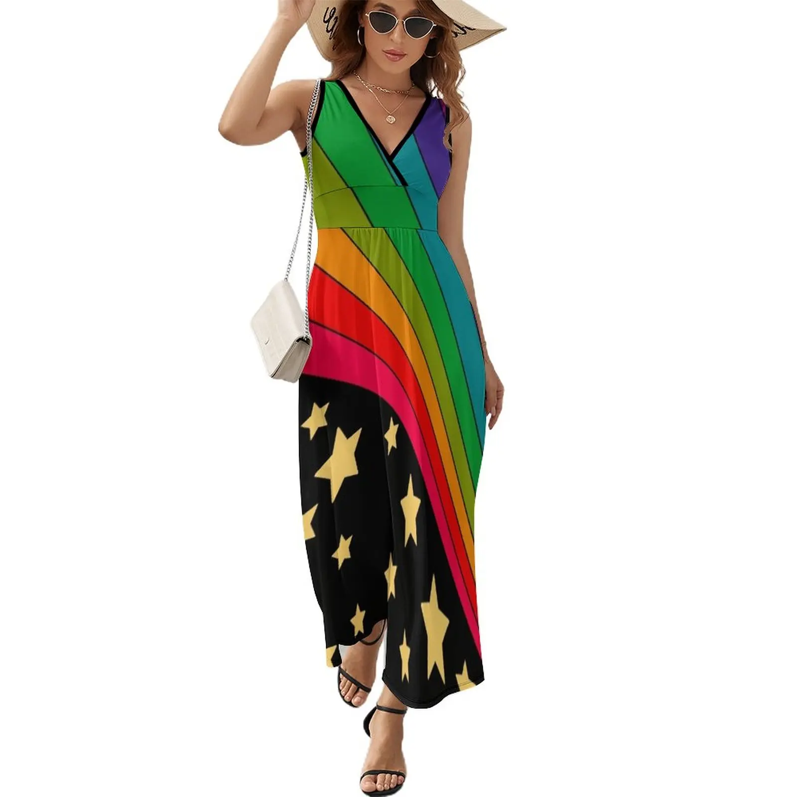 Stars and rainbow Sleeveless Dress ladies dresses for women 2023 Woman clothing Women's summer dresses Women's summer skirt
Stars and rainbow Sleeveless Dress ladies dresses for women 2023 Woman clothing Women's summer dresses Women's summer skirt