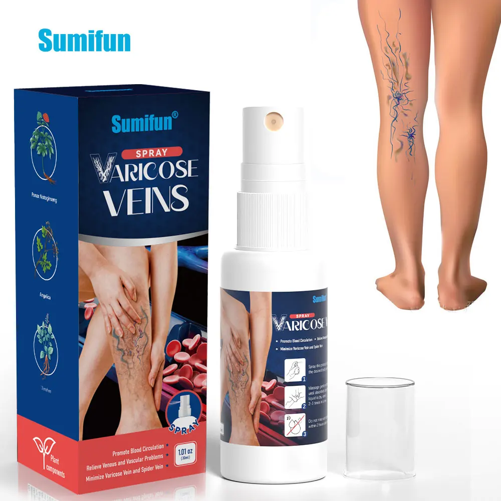 30ml Varicose Vein Spray Vasculitis Phlebitis Relief Cream Spider Legs Treatment Smoothing Blood Vessel Redness Herbal Body Care
30ml Varicose Vein Spray Vasculitis Phlebitis Relief Cream Spider Legs Treatment Smoothing Blood Vessel Redness Herbal Body Care