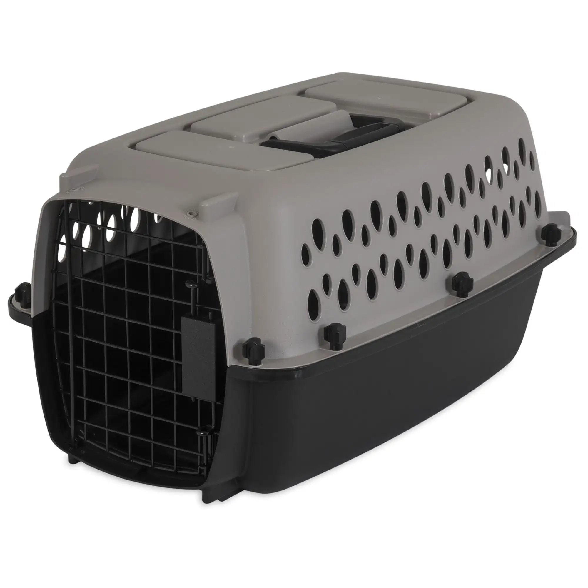 

Pet Kennel 19" X-Small Plastic Dog Crate Portable Carrier for Pets Up To 10 lbs