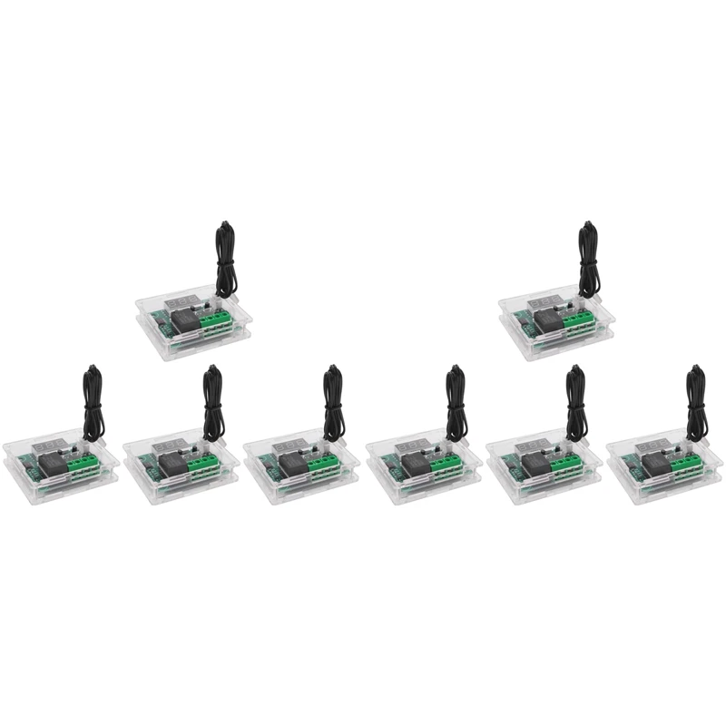 8PCS W1209 DC Digital Temperature Controller Module Electronic Temperature Temp Control Module Switch With Acrylic Case
8PCS W1209 DC Digital Temperature Controller Module Electronic Temperature Temp Control Module Switch With Acrylic Case