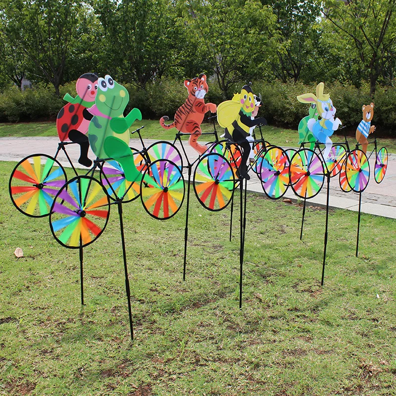 Funny Animal Bike Wind Spinner Kids Outdoor Toys 3D Color Cat Puppy Windmill Outdoor Garden Decoration Home Yard Art Decorations
Funny Animal Bike Wind Spinner Kids Outdoor Toys 3D Color Cat Puppy Windmill Outdoor Garden Decoration Home Yard Art Decorations