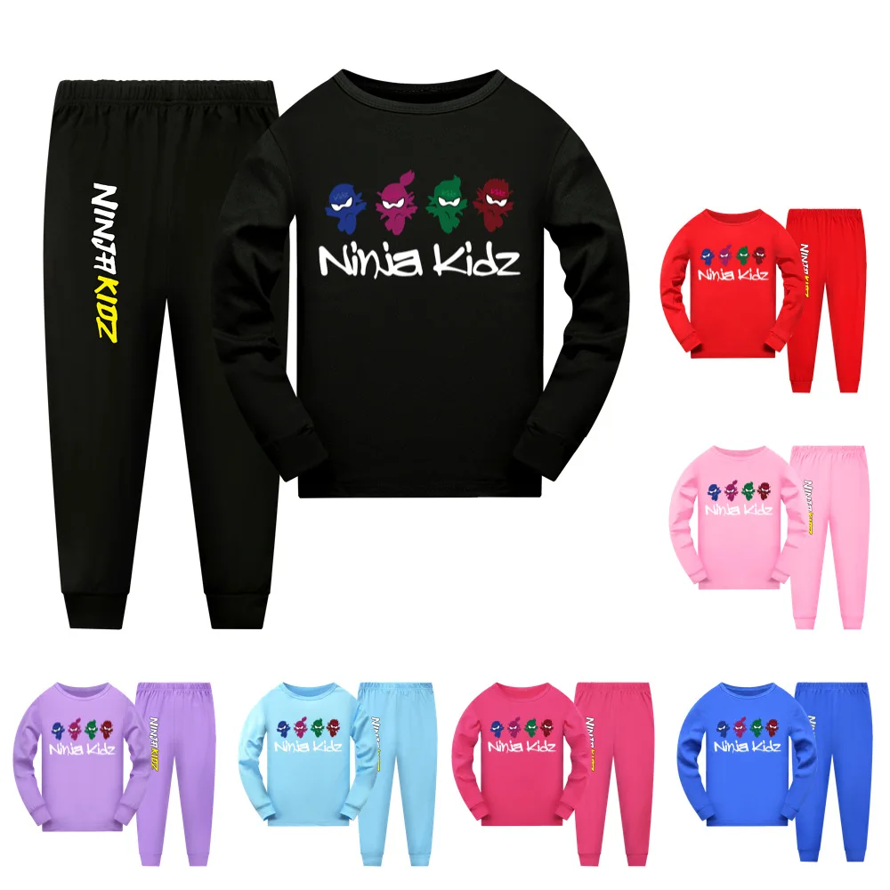 Spring Autumn NINJA KIDZ Children's Clothing Sets Boys Sleepwear Clothes Kids Pajamas Set Baby Girls Cotton Cartoon Pijamas
Spring Autumn NINJA KIDZ Children's Clothing Sets Boys Sleepwear Clothes Kids Pajamas Set Baby Girls Cotton Cartoon Pijamas