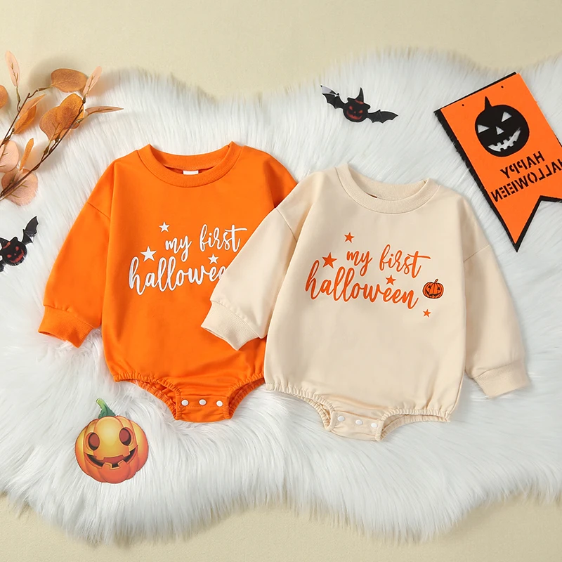 2023-07-27 Lioraitiin 0-18M Newborn Baby Girls Boy Halloween Bodysuit Long Sleeve Letter Pumpkin Print Princess Jumpsuit Clothes
2023-07-27 Lioraitiin 0-18M Newborn Baby Girls Boy Halloween Bodysuit Long Sleeve Letter Pumpkin Print Princess Jumpsuit Clothes