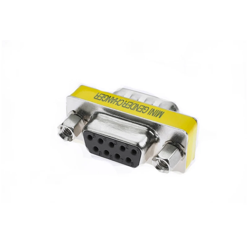 

VGA Male To Female Adapter RS232 Taiwan Head COM Extension 9 Pin Serial Port Conversion Head Applicable Video Computers Video