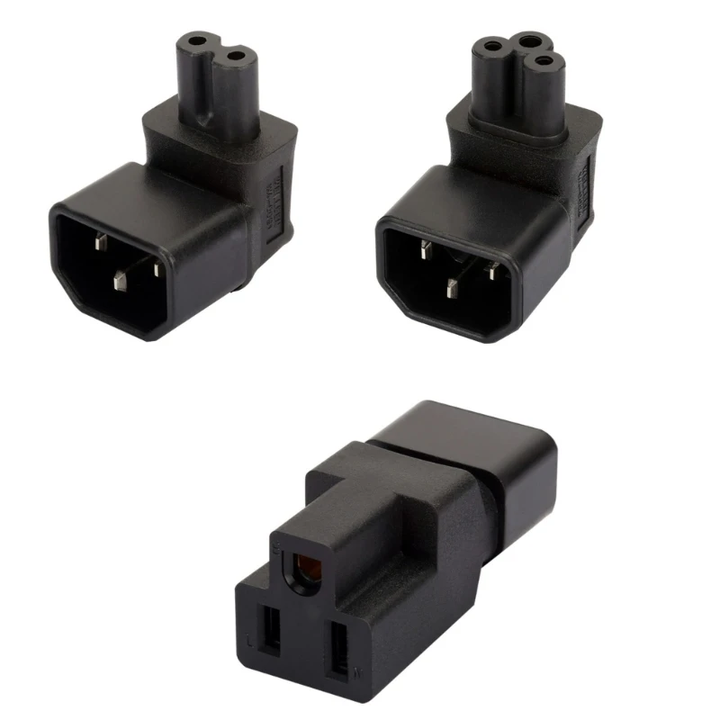 C14 to Nema 5-15R/IEC C5/C7 Connector Power Adapter Male Plug to Female Socket
C14 to Nema 5-15R/IEC C5/C7 Connector Power Adapter Male Plug to Female Socket