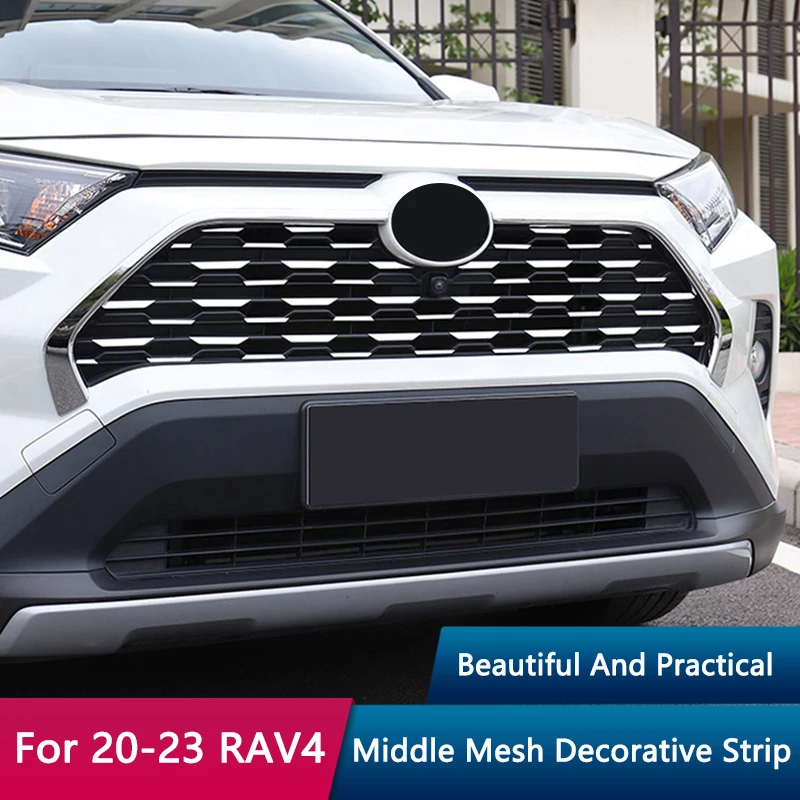TAJIAN Car Midddle Mesh Full Star Decoration Bright Strip For Toyota 2020-2023 RAV4 Grille Frame Stainless Steel Modification
TAJIAN Car Midddle Mesh Full Star Decoration Bright Strip For Toyota 2020-2023 RAV4 Grille Frame Stainless Steel Modification