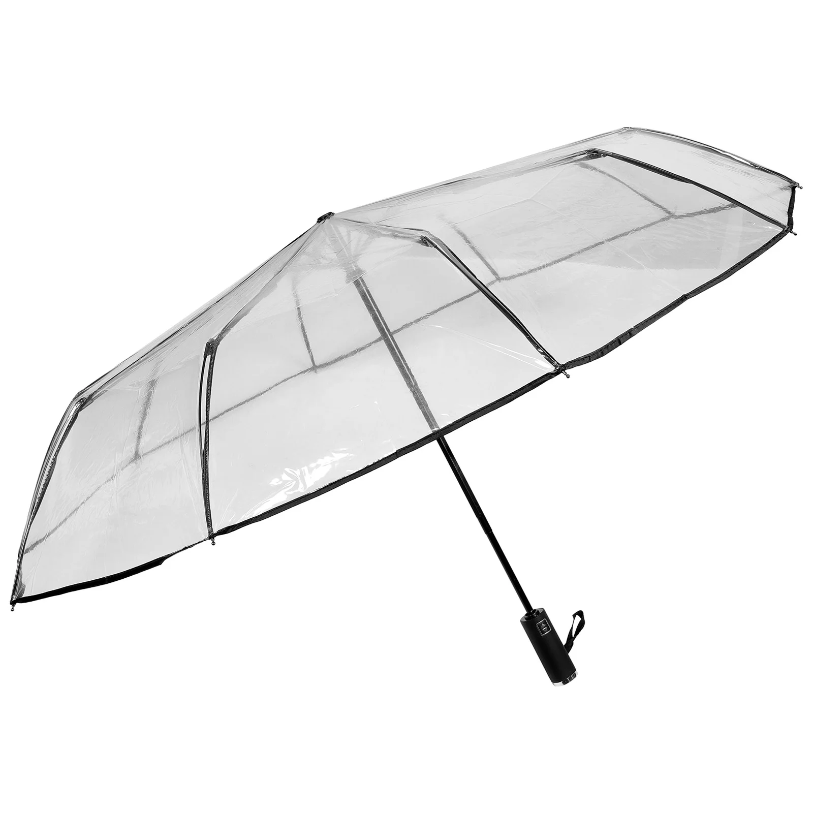 Fully Automatic Ten-bone Folding Transparent Umbrella Portable Clear Umbrellas For Rain Pvc Travel
Fully Automatic Ten-bone Folding Transparent Umbrella Portable Clear Umbrellas For Rain Pvc Travel