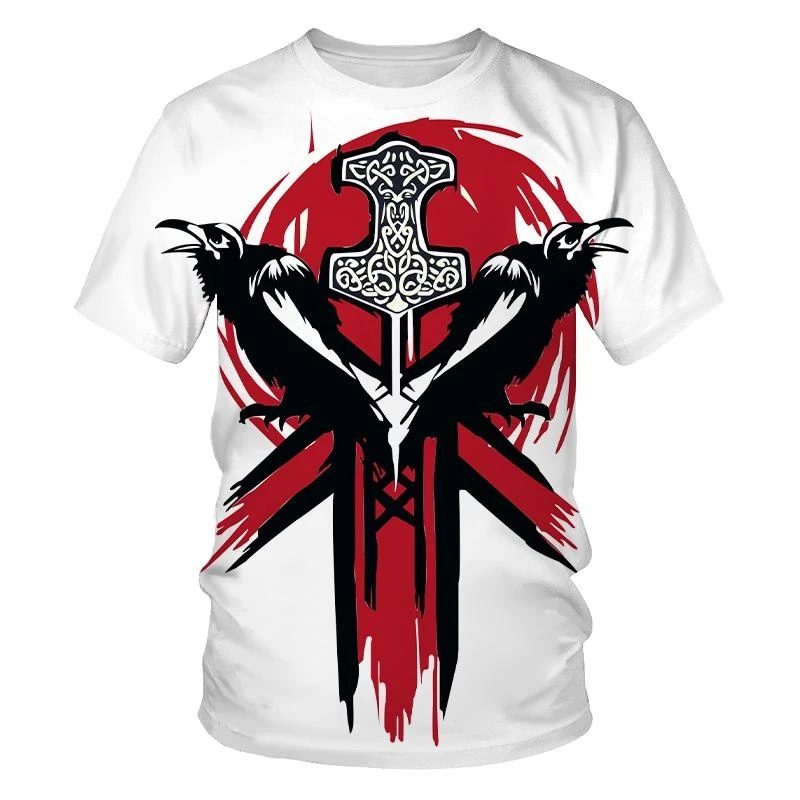 Retro Fashionable 3D Printed T-shirt Funny Tattoo Pattern Cool Short-sleeved Personalized Street Men Women Kids Top
Retro Fashionable 3D Printed T-shirt Funny Tattoo Pattern Cool Short-sleeved Personalized Street Men Women Kids Top