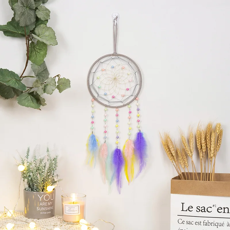 Colorful Dream Catcher Windbell Pendant, Girl's Bedroom Pendant, Room Wall Decoration, Couple Tanabata Gift
Colorful Dream Catcher Windbell Pendant, Girl's Bedroom Pendant, Room Wall Decoration, Couple Tanabata Gift
