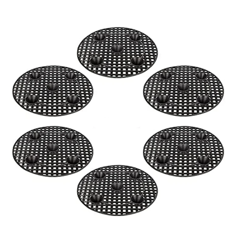 6 Piece Plant Planter Holder Black Round For Indoor Outdoor Garden Floor Protector
6 Piece Plant Planter Holder Black Round For Indoor Outdoor Garden Floor Protector