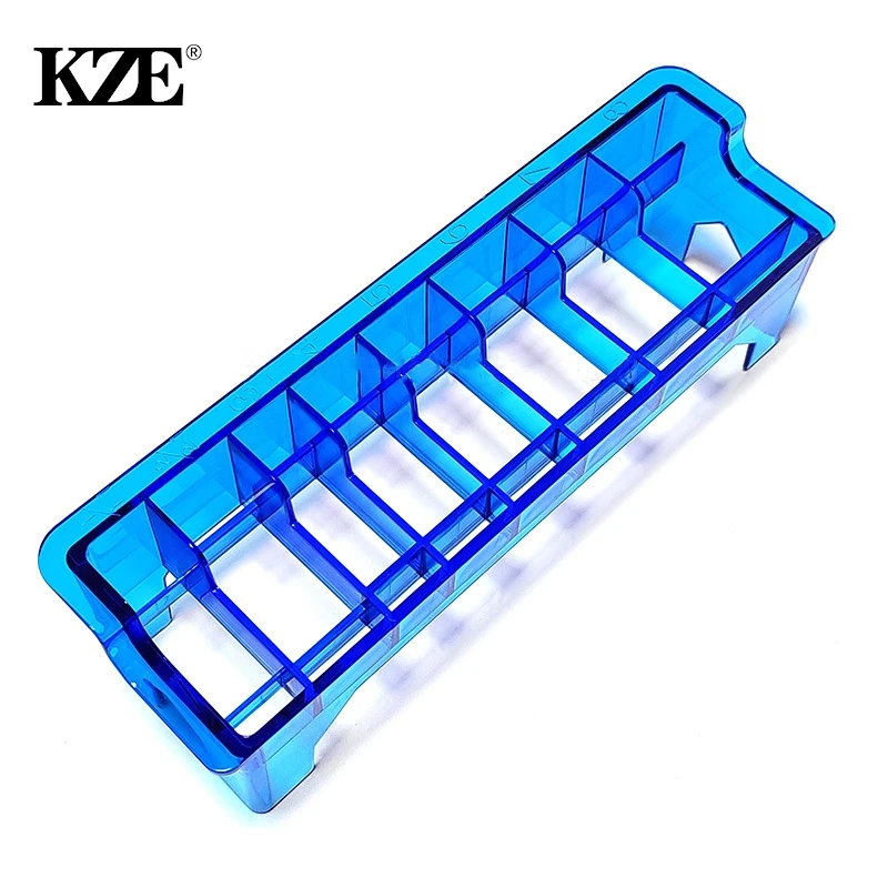 

8/10Grid Guide Limit Comb Holder Hair Clipper Storage Box Hair Supplies Plastic Blade Organizer Case Barber Salon Hairdressing