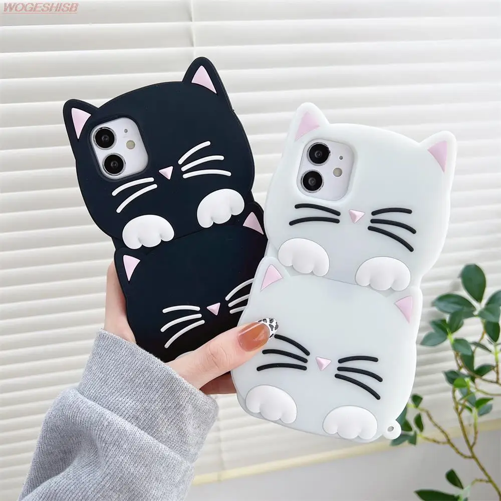 3D Cartoon Beard Cat Phone Case For Samsung Galaxy A02 A10S A13 A32 A33 A51 A52S A53 A71 J4+ J6+ M02 M12 F12 Soft Silicone Cover
3D Cartoon Beard Cat Phone Case For Samsung Galaxy A02 A10S A13 A32 A33 A51 A52S A53 A71 J4+ J6+ M02 M12 F12 Soft Silicone Cover