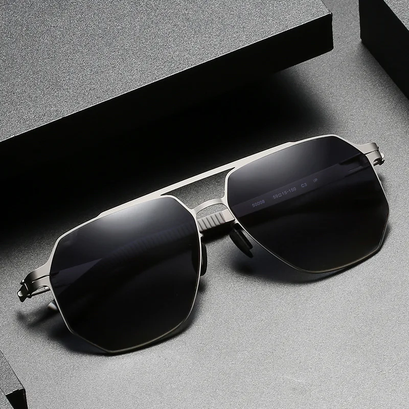 Polarized Sunglasses Men Irregular Frame Double Bridge 50008 Drive Car Eyeglasses Fashion Trends Sun Glasses Big Face Anti UV
Polarized Sunglasses Men Irregular Frame Double Bridge 50008 Drive Car Eyeglasses Fashion Trends Sun Glasses Big Face Anti UV