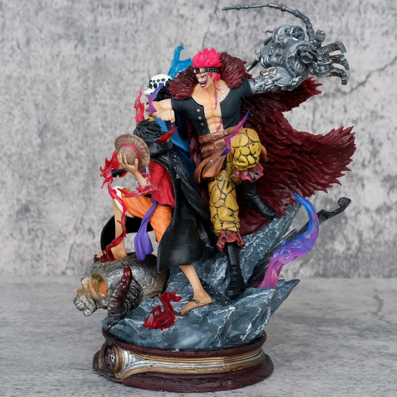 One Piece Anime Figure Character Ghost Island Battle Supernova Three Captain Straw Hat Luffy Kidro Scene Handmade Modle Statue
One Piece Anime Figure Character Ghost Island Battle Supernova Three Captain Straw Hat Luffy Kidro Scene Handmade Modle Statue