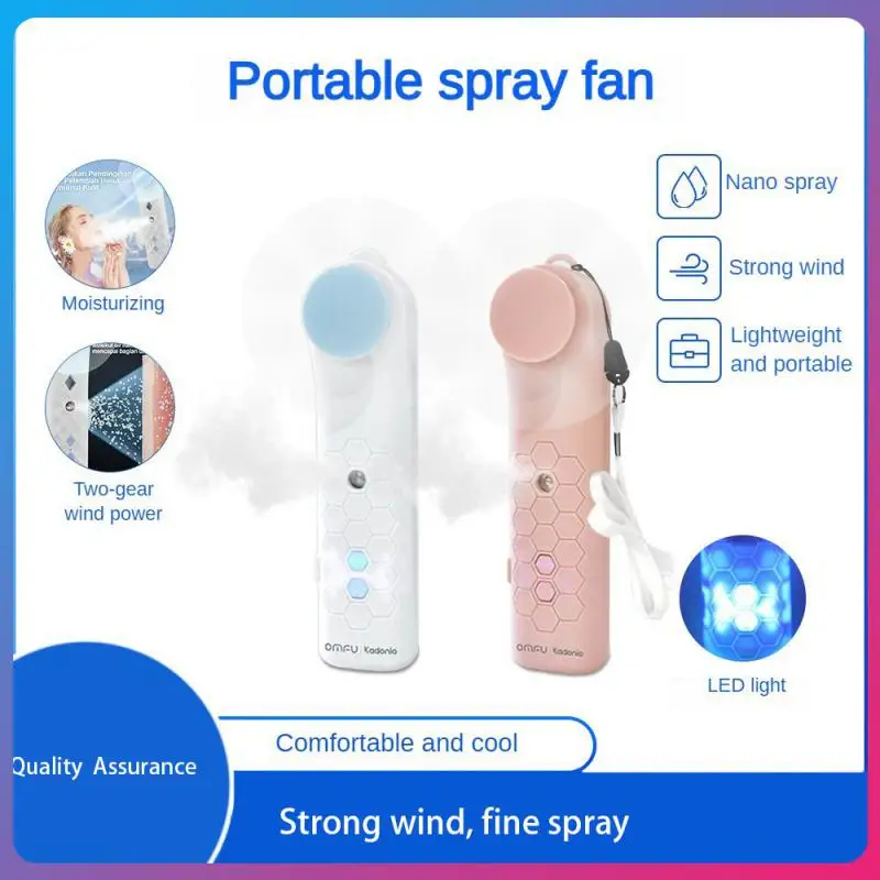 

Handheld Fan 91g Lightweight And Compact Strong Wind Seiko Secret Work Cool Mist Household Appliances Air-conditioning Fan Abs