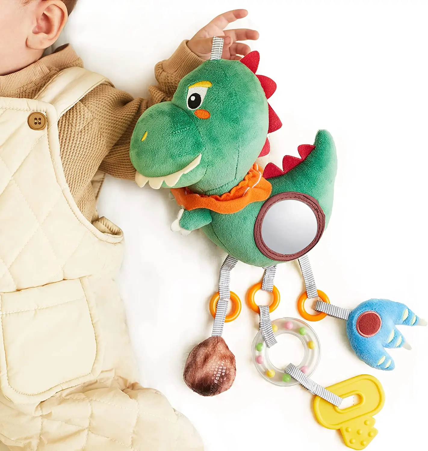 Hanging Rattle Toys Plush Soft Crinkle Squeaky Sensory Toys Built-in Bell Car Seat Stroller Hanging Toys Newborn Infant
Hanging Rattle Toys Plush Soft Crinkle Squeaky Sensory Toys Built-in Bell Car Seat Stroller Hanging Toys Newborn Infant