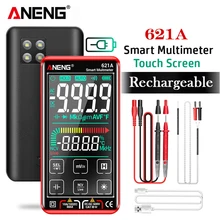 ANENG 621A Smart Digital Multimeter Touch Screen Multimetro Tester transistor 9999 Counts True RMS Auto Range DC/AC 10A Meter ANENG 621A Smart Digital Multimeter Touch Screen Multimetro Tester transistor 9999 Counts True RMS Auto Range DC/AC 10A Meter