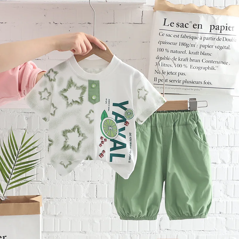 Summer Baby Boy Boutique Clothing Toddler Set 2024 Luxury Printed Short Sleeve T-shirts and Shorts Infant Boys Clothes Outfits
Summer Baby Boy Boutique Clothing Toddler Set 2024 Luxury Printed Short Sleeve T-shirts and Shorts Infant Boys Clothes Outfits