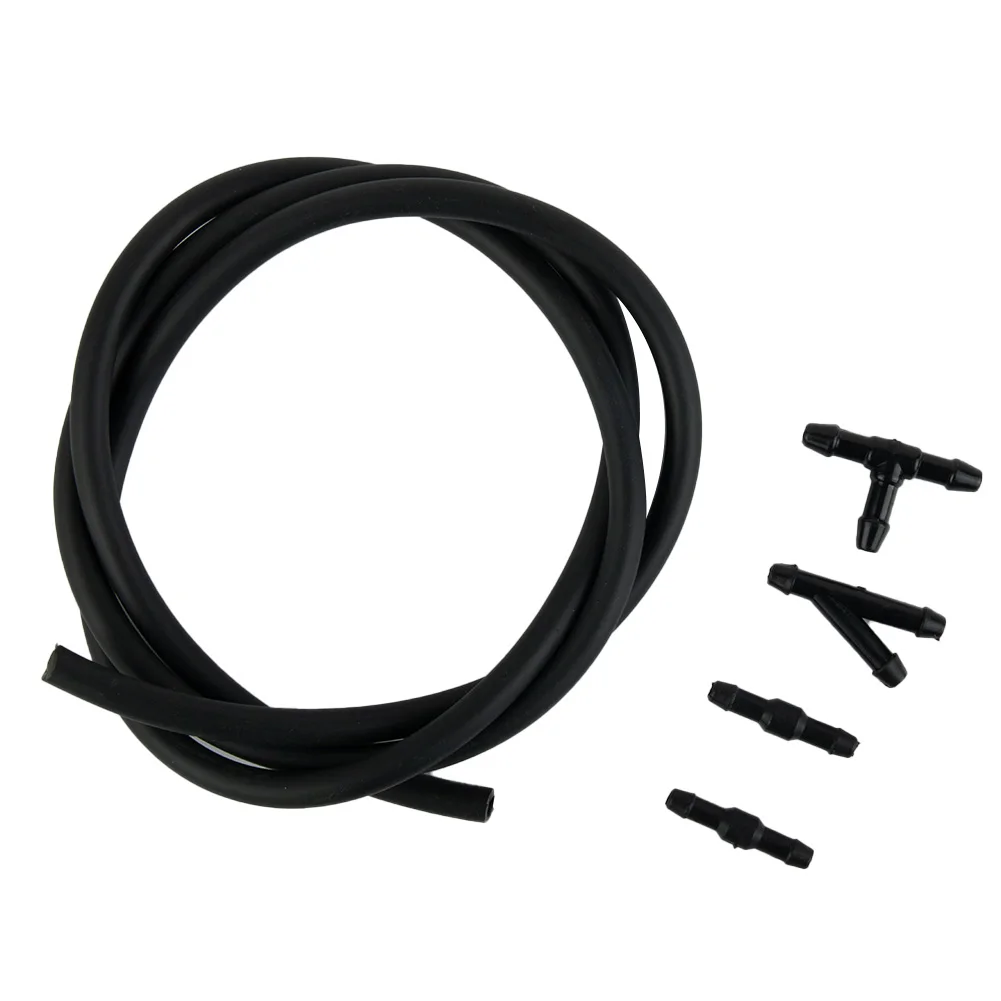 Kits Hose Washer Jet Windshield 100cm Accessories Black Car For Nozzle Pump Hose Connectors Rubber&Plastic T-Type
Kits Hose Washer Jet Windshield 100cm Accessories Black Car For Nozzle Pump Hose Connectors Rubber&Plastic T-Type