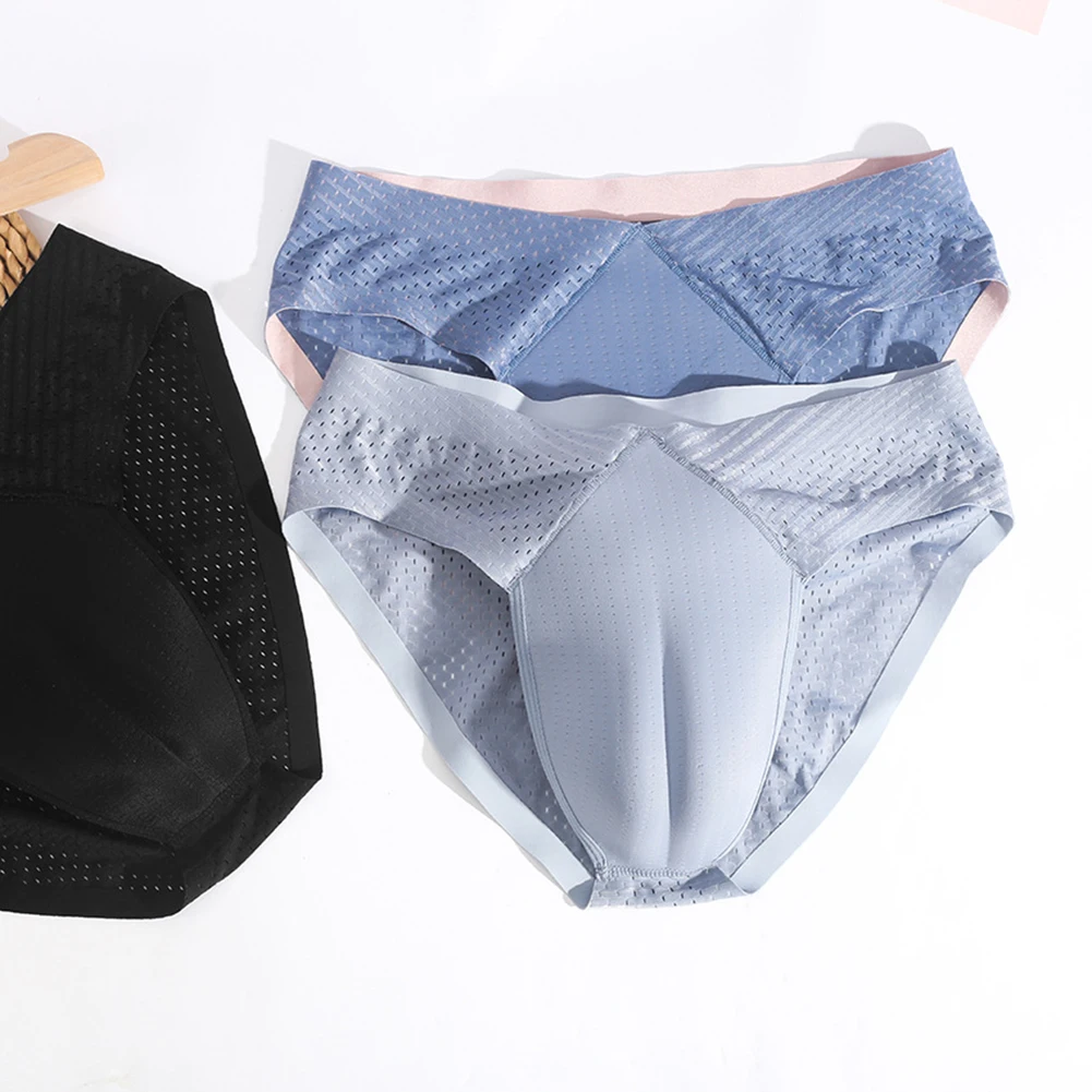 Men Briefs Seamless Silky Underwear Mesh Shapping Underpants Smooth Elasticity Panties Soft Breathable Thong Casual Swimwear
Men Briefs Seamless Silky Underwear Mesh Shapping Underpants Smooth Elasticity Panties Soft Breathable Thong Casual Swimwear