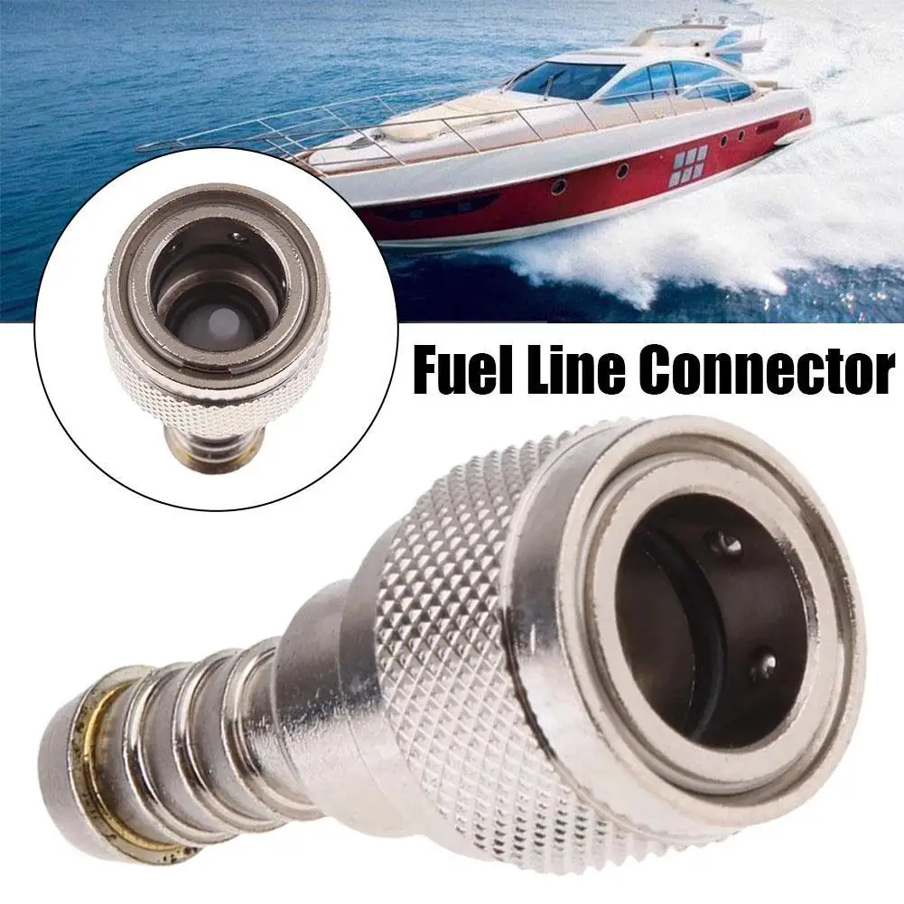 

Replaces 3GF-70250-0 304 Connector 3GF-70250-0 Outboard Fuel Connector Stainless Steel Durable Fuel Line