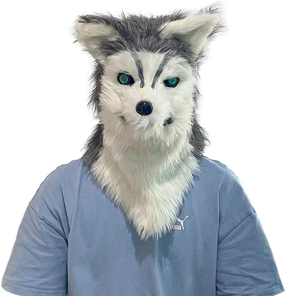Halloween Costume Funny Dog Full Head Mask Masquerade Party Performance Props Furry Animal Head Cosplay Toys
Halloween Costume Funny Dog Full Head Mask Masquerade Party Performance Props Furry Animal Head Cosplay Toys